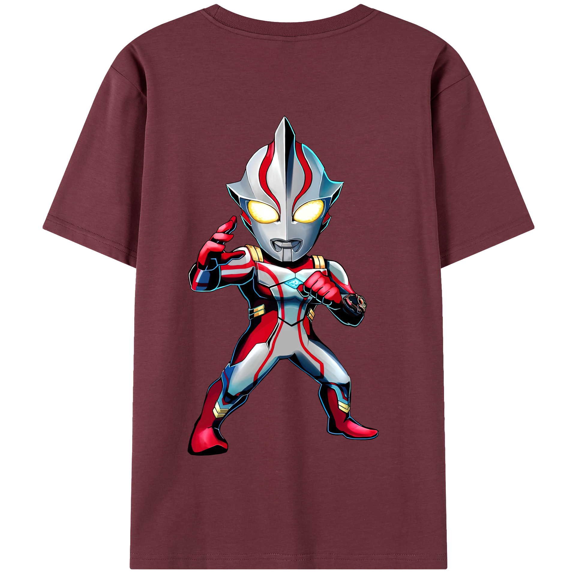 （画像用） ウルトラマン Ultraman 綿100％半袖Tシャツ（背面プリント）